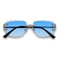 Blue Gradient Lens Ice Sunglasses - ASG-463