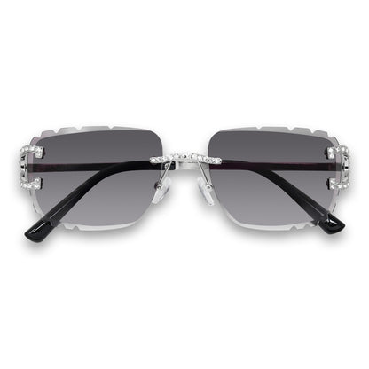 Smoke Gradient Lens Ice Sunglasses - ASG-460