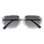 Smoke Gradient Lens Ice Sunglasses - ASG-460