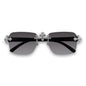 Smoke Gradient Lens Classic Triple Cross Sunglasses - ASG-151