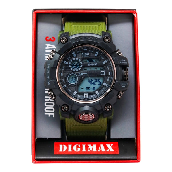Digimax Water Resistant Boxed Digital Watches  - 10218-DGBX