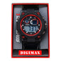 Digimax Water Resistant Boxed Digital Watches  - 10217-DGBX