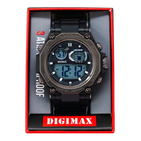 Digimax Water Resistant Boxed Digital Watches  - 10217-DGBX