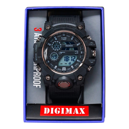 Digimax Water Resistant Boxed Digital Watches  - 10218-DGBX