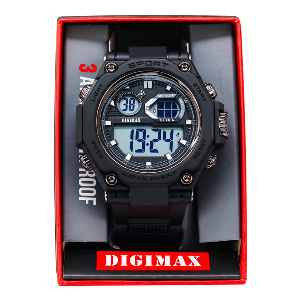 Digimax Water Resistant Boxed Digital Watches  - 10217-DGBX