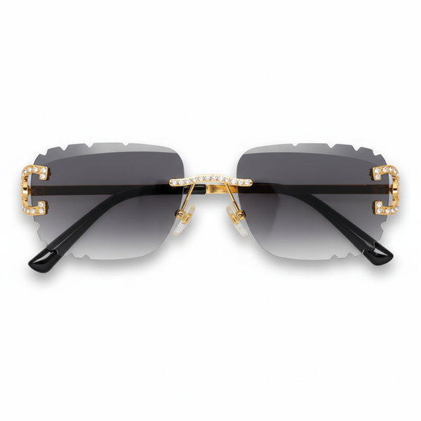 Smoke Gradient Lens Ice Sunglasses - ASG-460