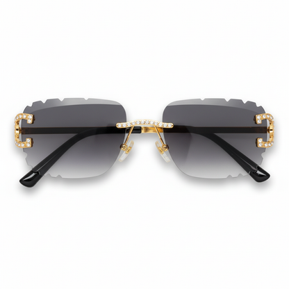 Smoke Gradient Lens Ice Sunglasses - ASG-460