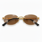 Brown Gradient Lens Ice Sunglasses - ASG-423