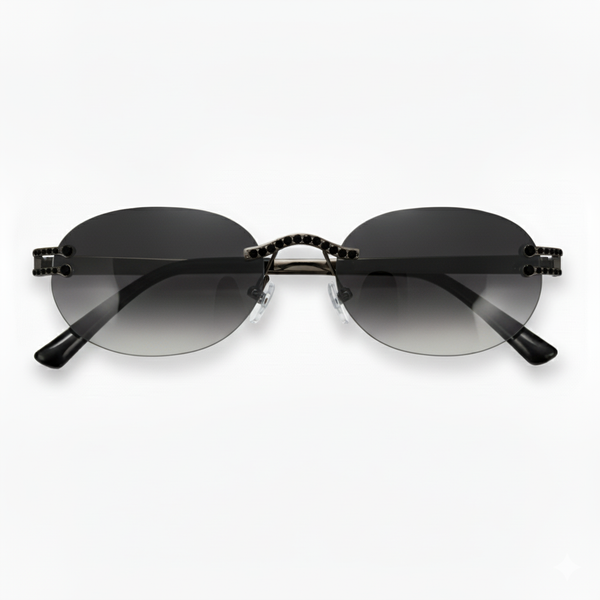 Black Lens Ice Sunglasses - ASG-421