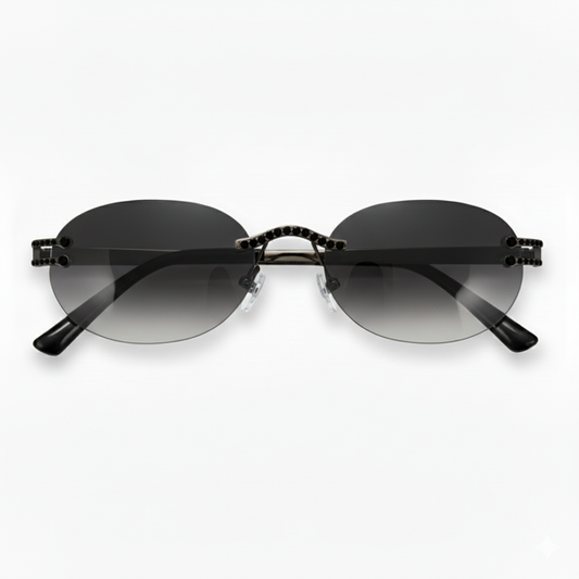 Black Lens Ice Sunglasses - ASG-421