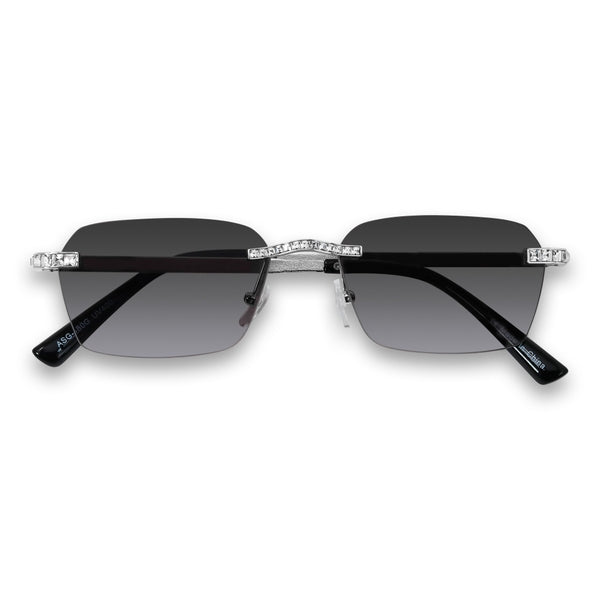 Smoke Gradient Lens Ice Sunglasses - ASG-480