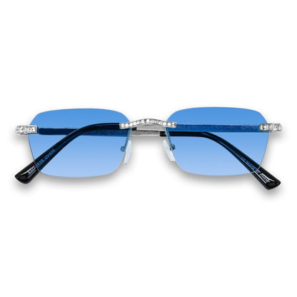 Blue Gradient Lens Ice Sunglasses - ASG-483