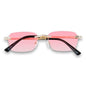 Pink Gradient Lens Ice Sunglasses - ASG-485