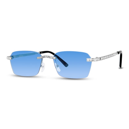 Blue Gradient Lens Ice Sunglasses - ASG-483