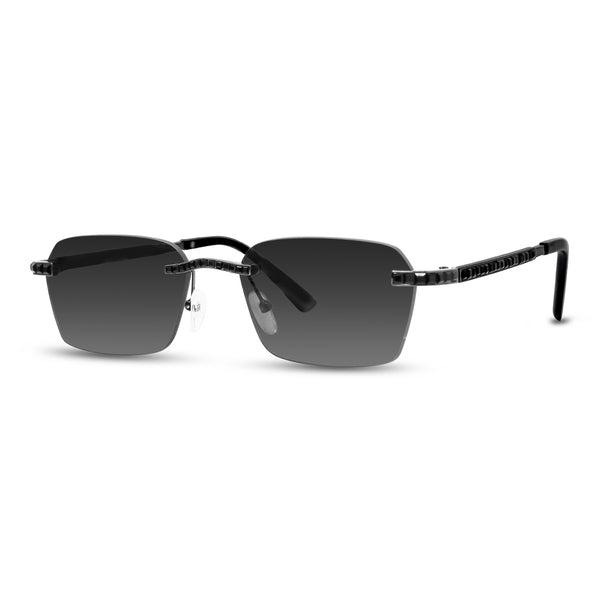 Black Lens Ice Sunglasses - ASG-481