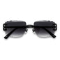Black Lens Ice Sunglasses - ASG-461