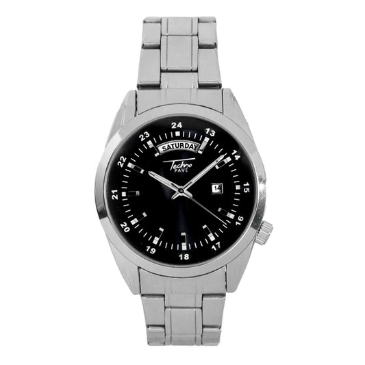 Stainless Steel Round Watch -  10250-MB