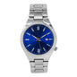 Stainless Steel Round Watch - 10029A-MB