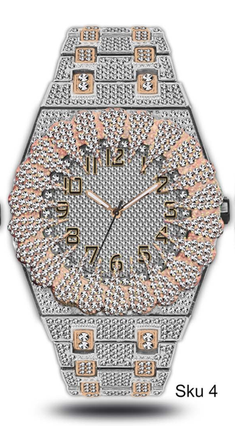 Mens Metal Band Watch  - 10336B-MB