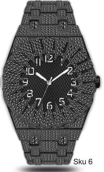 Mens Metal Band Watch  - 10336B-MB