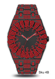 Mens Metal Band Watch  - 10336B-MB