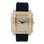 Urban Iced-Out Chandelier Silicon Band Watch - 10340-MB