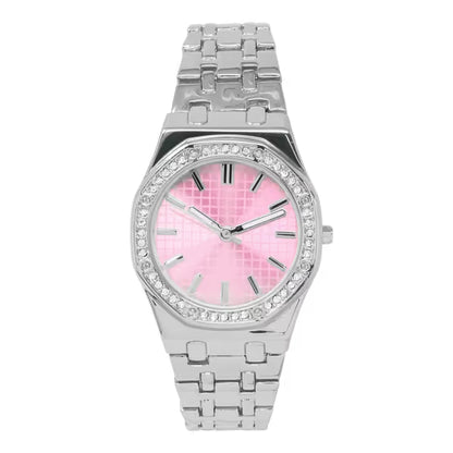Ladies Iced Out Watch -  10343-MB
