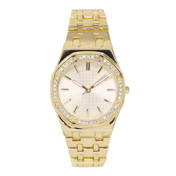 Ladies Iced Out Watch -  10343-MB