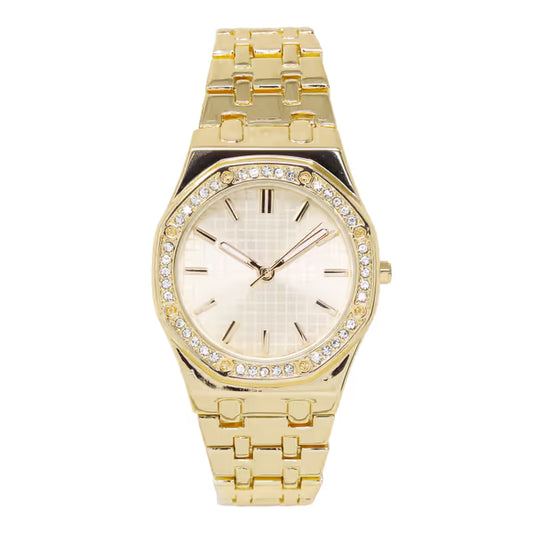 Ladies Iced Out Watch -  10343-MB