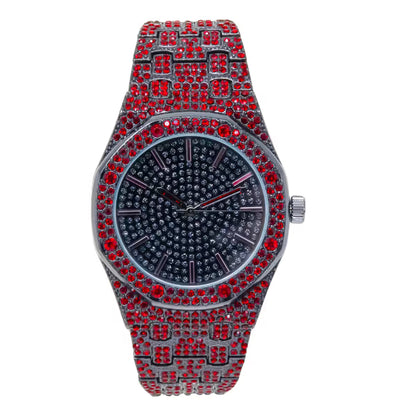 Urban Iced Out 42mm Metal Band Watch - 8651-MB