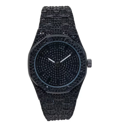 Urban Iced Out 42mm Metal Band Watch - 8651-MB