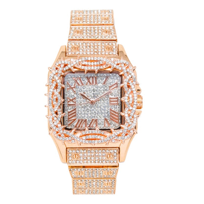 Urban Square Metal Band Watch - 10178B-MB