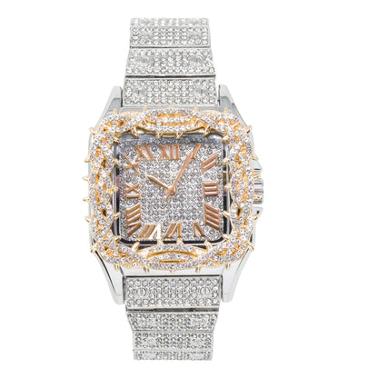 Urban Square Metal Band Watch - 10178B-MB