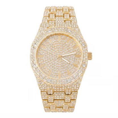 Urban Iced Out 42mm Metal Band Watch - 8651-MB