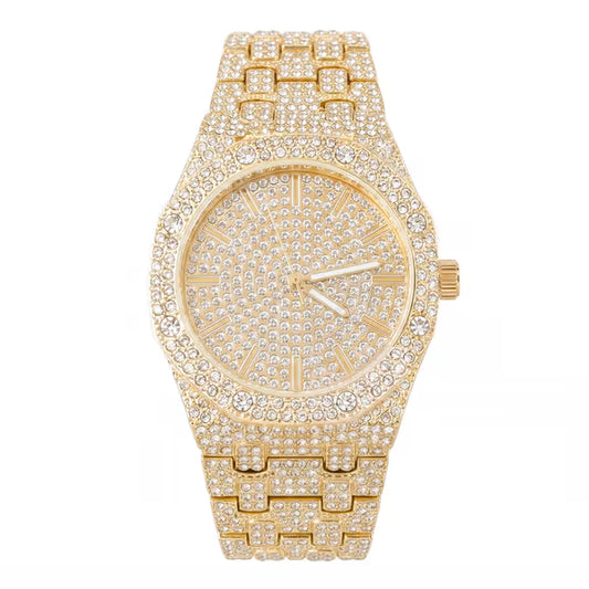 Urban Iced Out 42mm Metal Band Watch - 8651-MB