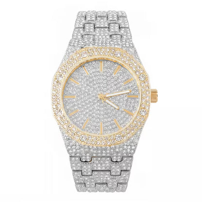 Urban Iced Out 42mm Metal Band Watch - 8651-MB
