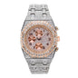 Urban Iced Out Metal Band Watch - 10030-MB