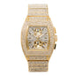 Urban Iced-Out Chandelier Metal Band Watch - 10036B-MB