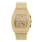 Urban Iced-Out Chandelier Metal Band Watch - 10036B-MB