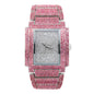 Urban Iced-Out Chandelier Metal Band Watch - 10339-MB
