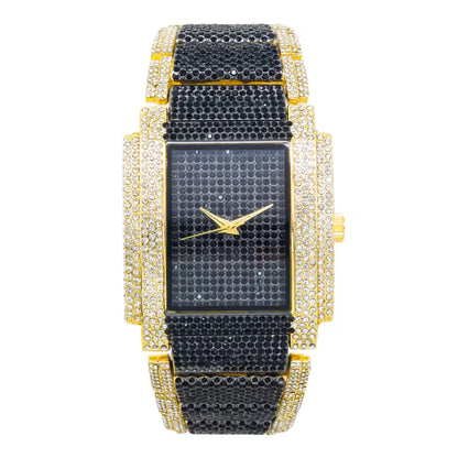 Urban Iced-Out Chandelier Metal Band Watch - 10339-MB