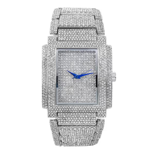 Urban Iced-Out Chandelier Metal Band Watch - 10339-MB