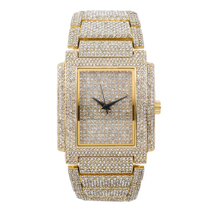 Urban Iced-Out Chandelier Metal Band Watch - 10339-MB