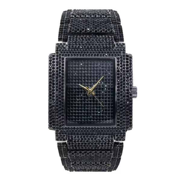Urban Iced-Out Chandelier Metal Band Watch - 10339-MB