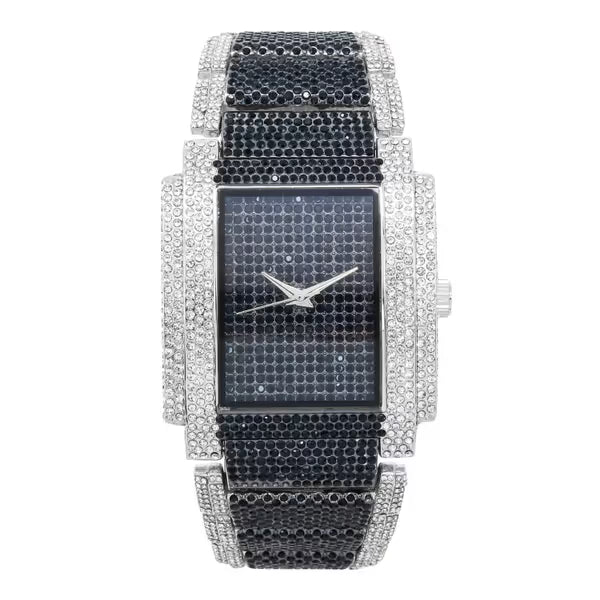 Urban Iced-Out Chandelier Metal Band Watch - 10339-MB