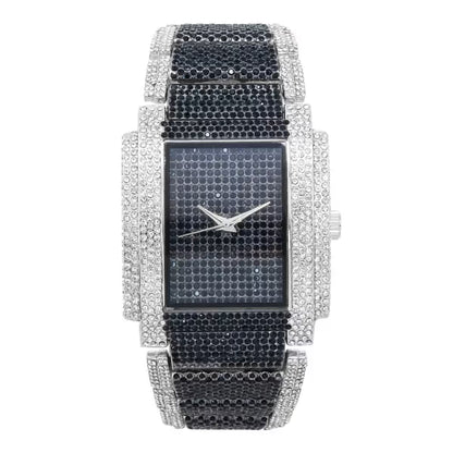 Urban Iced-Out Chandelier Metal Band Watch - 10339-MB