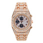 Urban Iced Out Metal Band Watch - 10030-MB