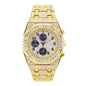 Urban Iced Out Metal Band Watch - 10030-MB