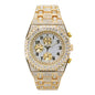 Urban Iced Out Metal Band Watch - 10030-MB