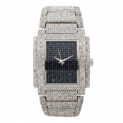 Urban Iced-Out Chandelier Metal Band Watch - 10339-MB
